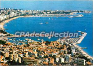 Postcard Modern Sun of the French Riviera Cannes Le Suquet Port