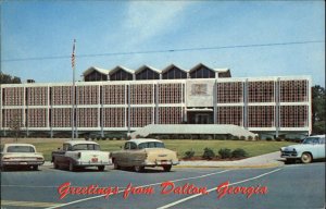 Dalton Georgia GA Whitfield County Court House Vintage Postcard