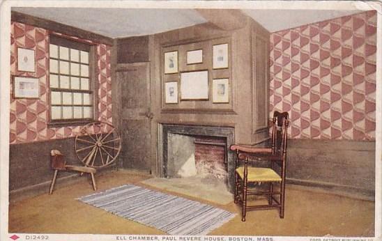 Ell Chamber Paul Revere House Boston Massachusetts 190