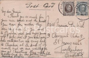 Genealogy Postcard - De Wil, 9 Clermont Road, St Margaret's, Twickenham GL4596