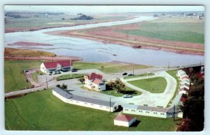 TRURO, NOVA SCOTIA Canada ~ Salmon River TIDEVIEW MOTEL Roadside 1962  Postcard