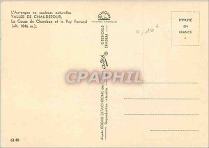 Postcard Modern Vallee Chaudefour The Couze Chambon and Puy Ferrand