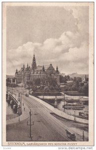 STOCKHOLM, Sweden, PU-1906; Djurgardsbron Med Nordiska Museet