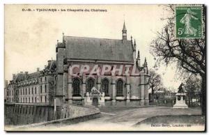 Thouars Old Postcard The castle chapel