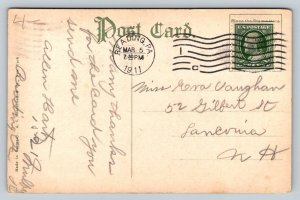 1911  High School  Reading Pennsylvania   Postcard