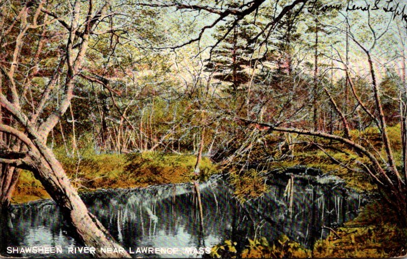 Massachusetts Lawrence The Shawsheen River 1907