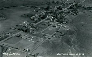 Vintage RPPC Bird's Eye View Adin, CA Eastman Studio Postcard F65