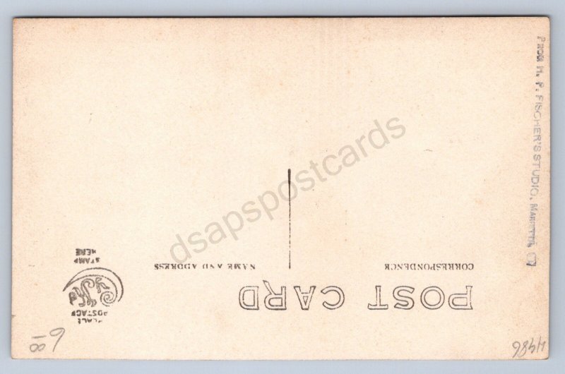 J87/ Marietta Ohio RPPC Postcard c1907 Flood Disaster Birdseye  93