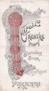 Veronique Comic Opera Apollo 1904 Theatre Programme