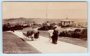 CHATHAM, Kent, United Kingdom ~ VICTORIA GARDENS Scene   c1910s   Postcard