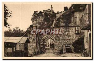 Rocamadour - La Porte Fig Tree - Old Postcard