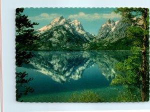 Postcard - Teewinot Mountain - Grand Teton National Park - Teton County, Wyoming