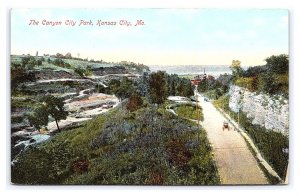 Postcard The Canyon City Park Kansas City Mo. Missouri