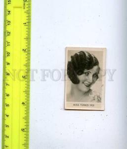 188458 Miss TURKEY 1931 year Vintage photo CIGARETTE card