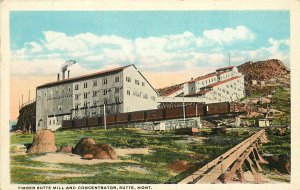 c1920 Postcard; Timber Butte Mill & Concentrator, Butte MT Mining, Curt Teich