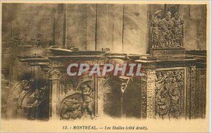 Old Postcard The Stalls Montreal (C�te Law)