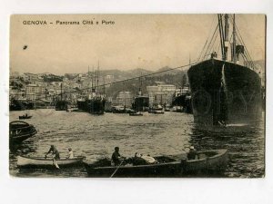 3081448 ITALY Genova Panorama Citta e Porto Vintage PC