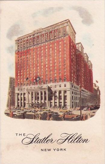 The Statler Hilton Hotel New York City New York