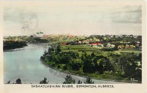 Saskatchewan River Edmonton Alberta 1941 White Border