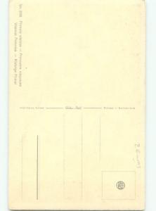 Very Old Foreign Postcard BEAUTIFUL FLOWERS SCENE AA4807