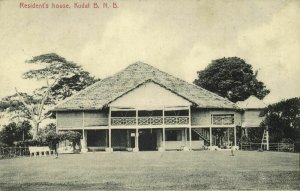 british north borneo, SABAH KUDAT, Resident's House (1910s) Postcard