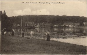 CPA foret de troncais-landscapes-pond and forges de troncais (1220445) 