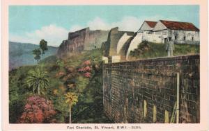 St Vincent Fort Charlotte British West Indies 1930 Unused BWI
