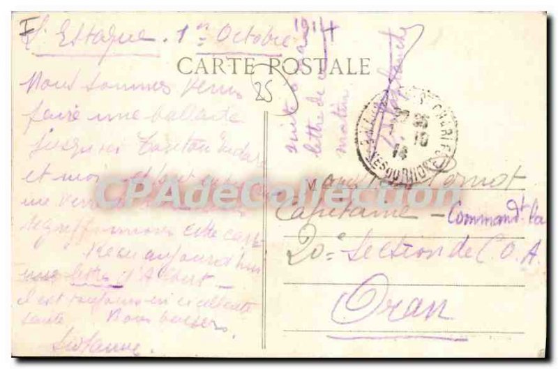 Old Postcard Besancon Les Bains Vue Generale