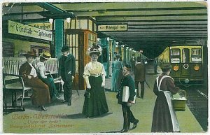 25879 Postcards VINTAGE POSTCARD GERMANY - BERLIN: TRAIN STATION 1910-