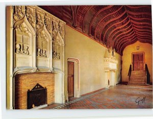 Postcard Voûte, Galerie des Marchands, Le Palais Jacques, Bourges, France