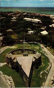 Nassau Bahamas Historic Fort Fincastle 1789 Bow Paddle Wheel Steamer Postcard 