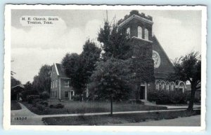 TRENTON, Tennessee TN  ~ M.E. CHURCH SOUTH  Gibson County   Postcard