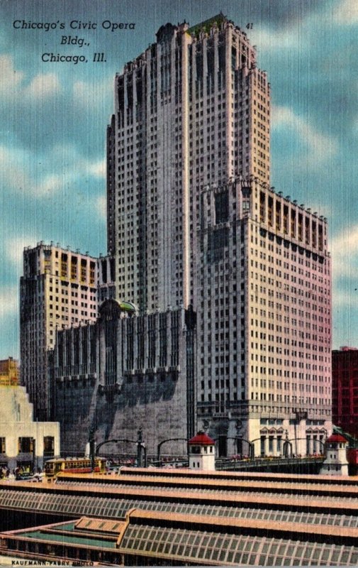 Illinois Chicago Civic Opera Building 1948