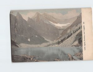 Postcard Lake Agnes Rockies Canada