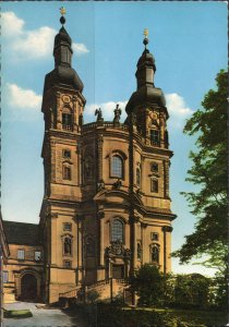 POSTCARD. GERMANY. Bayern Staffelstein. Banz Palace, Conventual church