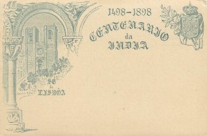 Portuguese Postal Card Commemorating Colonization Of Mozambique And India 1898