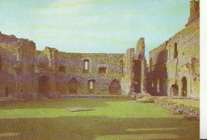 Wales Postcard - Raglan Castle - Gwent - View Across Fountain Court - Ref TZ239