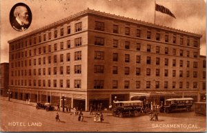 Postcard Hotel Land in Sacramento, California