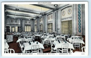 LEXINGTON, Kentucky KY ~ New Coffee Shop PHOENIX HOTEL c1930s  Postcard