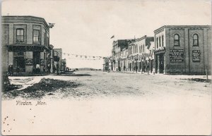 Virden Manitoba Street Scene MB Unused Postcard E79