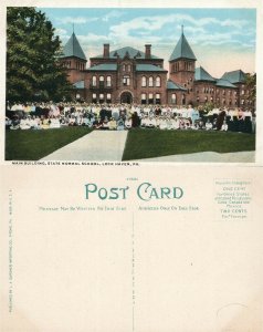 LOCK HAVEN PA STATE NORMAL STREET ANTIQUE POSTCARD