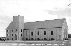 Beatrice Nebraska First Memmonite Church Real Photo Antique Postcard K16278