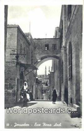 Ecce Homo Arch JerUSA lem, Israel Unused 