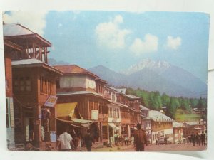 Phalegam Kashmir India Vintage Postcard Phalagam