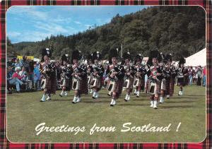 uk36709 greetings from scotland  uk lot 8 uk piper music military