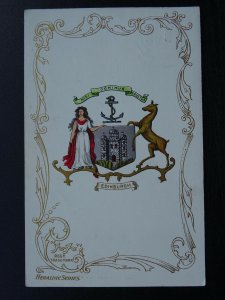 Scotland EDINBURGH Heraldic Coat of Arms c1905 Postcard by Ja Ja 