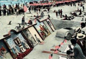 Postcard NJ Atlantic City - Sand Artist's Exhibit