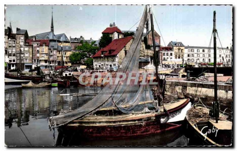Honfleur - The Old Basin and Lieutenancy - Modern Postcard
