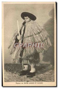Old Postcard Fancy Doll Peasant Between Douro and Minho