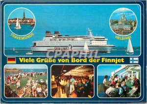 Postcard Modern Finnjet Auto und Passagierfahre Boat